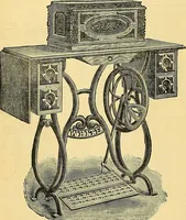 An illustration from Sewing machine gazette (1874)