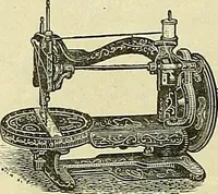 An illustration from Sewing machine gazette (1874)