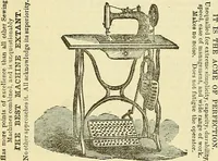 An illustration from Sewing machine gazette (1874)
