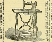 An illustration from Sewing machine gazette (1874)