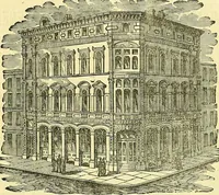 An illustration from Sewing machine gazette (1874)