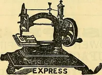 An illustration from Sewing machine gazette (1874)
