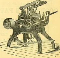 An illustration from Sewing machine gazette (1874)