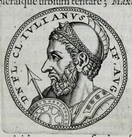 An illustration from Sex. Aurelii Victoria Historiae Romanae breviarium, cum Schotti, Machanei, Vineti, Lipsii, Casauboni, Gruteri &c. integris notis (1670)
