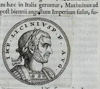An illustration from Sex. Aurelii Victoria Historiae Romanae breviarium, cum Schotti, Machanei, Vineti, Lipsii, Casauboni, Gruteri &c. integris notis (1670)