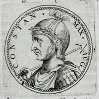 An illustration from Sex. Aurelii Victoria Historiae Romanae breviarium, cum Schotti, Machanei, Vineti, Lipsii, Casauboni, Gruteri &c. integris notis (1670)