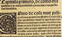 An illustration from Sexta parte del Abecedario espiritual (1554)