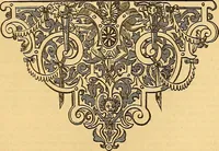 An illustration from Shakespeare as put forth in 1623. A reprint of Mr. William Shakespeares Comedies, Histories, & Tragedies. Published according to the True Original Copies (1623)