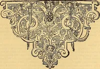 An illustration from Shakespeare as put forth in 1623. A reprint of Mr. William Shakespeares Comedies, Histories, & Tragedies. Published according to the True Original Copies (1623)