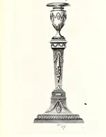 An illustration from Sheffield plate, its history, manufacture and art; with makers' names and marks, also a note on foreign Sheffield plate, with illustrations (1908)