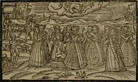 An illustration from The shepheards calender : conteyning twelue aeglogues, proportionable to the twelue moneths : entituled, to the noble and vertuous gentleman, most worthy of all tytles, both of learning and chiualrie, Maister Philip Sidney (1597)