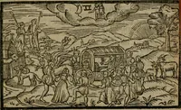 An illustration from The shepheards calender : conteining twelue æglogues proportionable to the twelue monthes : entituled, to the noble and vertuous gentleman, most worthie of all titles, both of learning and chiualry, Maister Philip Sidney (1591)