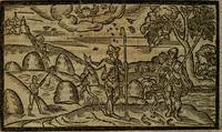 An illustration from The shepheards calender : conteining twelue æglogues proportionable to the twelue monthes : entituled, to the noble and vertuous gentleman, most worthie of all titles, both of learning and chiualry, Maister Philip Sidney (1591)