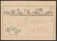 An illustration from Shinsen moyō no shiori. Ge no maki (1902)
