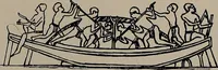 An illustration from Shipbuilding from its beginnings (1913)