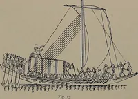 An illustration from Shipbuilding from its beginnings (1913)