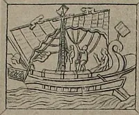 An illustration from Shipbuilding from its beginnings (1913)
