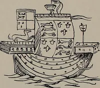 An illustration from Shipbuilding from its beginnings (1913)