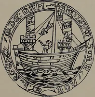 An illustration from Shipbuilding from its beginnings (1913)