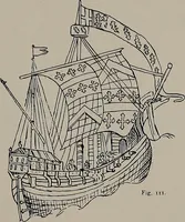 An illustration from Shipbuilding from its beginnings (1913)