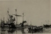 An illustration from Shipbuilding from its beginnings (1913)