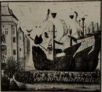 An illustration from Shipbuilding from its beginnings (1913)