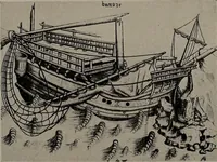 An illustration from Shipbuilding from its beginnings (1913)