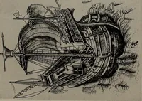 An illustration from Shipbuilding from its beginnings (1913)