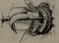 An illustration from Shipbuilding from its beginnings (1913)