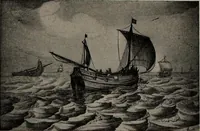 An illustration from Shipbuilding from its beginnings (1913)