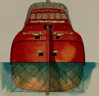 An illustration from Shipbuilding from its beginnings (1913)