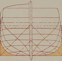 An illustration from Shipbuilding from its beginnings (1913)
