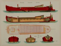 An illustration from Shipbuilding from its beginnings (1913)