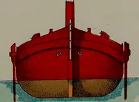 An illustration from Shipbuilding from its beginnings (1913)