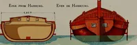 An illustration from Shipbuilding from its beginnings (1913)
