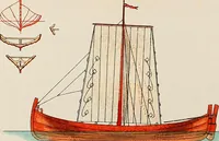 An illustration from Shipbuilding from its beginnings (1913)