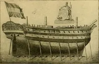 An illustration from Shipbuilding from its beginnings (1913)