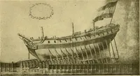 An illustration from Shipbuilding from its beginnings (1913)