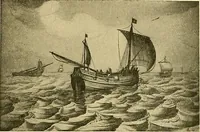 An illustration from Shipbuilding from its beginnings (1913)