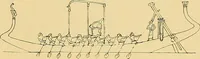An illustration from Shipbuilding from its beginnings (1913)