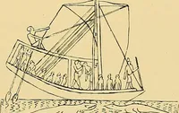 An illustration from Shipbuilding from its beginnings (1913)