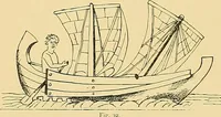 An illustration from Shipbuilding from its beginnings (1913)
