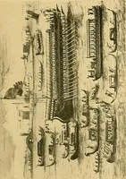 An illustration from Shipbuilding from its beginnings (1913)