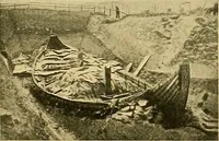 An illustration from Shipbuilding from its beginnings (1913)