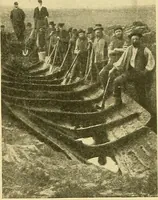 An illustration from Shipbuilding from its beginnings (1913)