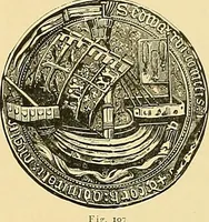 An illustration from Shipbuilding from its beginnings (1913)