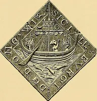 An illustration from Shipbuilding from its beginnings (1913)