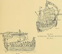 An illustration from Shipbuilding from its beginnings (1913)