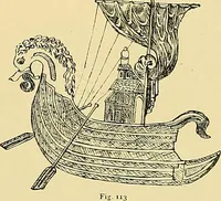 An illustration from Shipbuilding from its beginnings (1913)