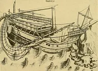An illustration from Shipbuilding from its beginnings (1913)